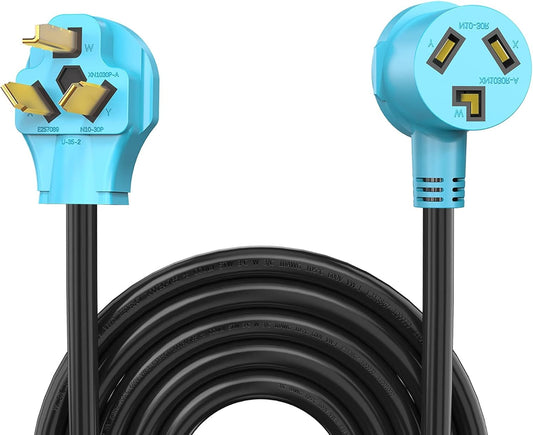 UL Listed 3 Prong Dryer/EV Extension Cord, 30 Amp NEMA 10-30P/R, Suit for Level 2 EV Charging and 3 Prong Dryer, 125V/250V STW 10 Gauge