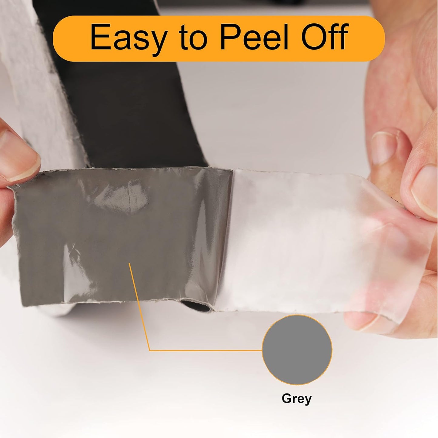 Joist Tape for Decking 2'' X 50', 6 Rolls Weatherproof Butyl Tape for Wood Decks Beams Roof, Flashing Tape Anti-Corrosion Weather Resistant Black Deck Joist Tape Outdoor Patio Repair