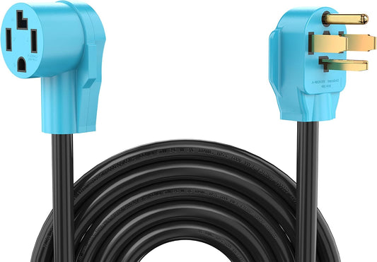 UL Listed 30 Amp 4 Prong Dryer/EV Extension Cord, NEMA 14-30P/R, Suit for Level 2 EV Charging Such as Tesla Model 3/X/Y/S and 4 Prong Dryer, 125V/250V STW 10 Gauge